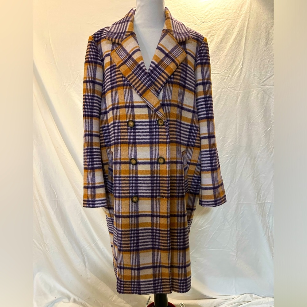 Plaid Overcoat